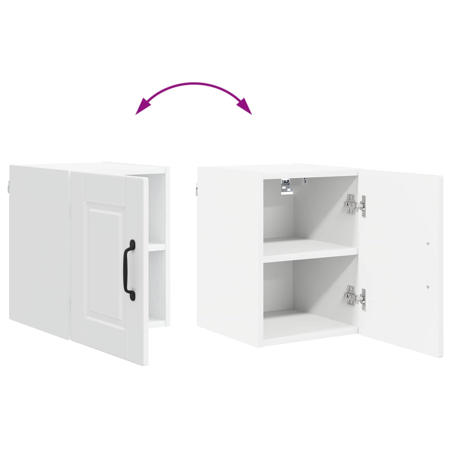 vidaXL Küchenschrank mit Regal Weiß 30 x 31 x 40 cm Holzwerkstoff