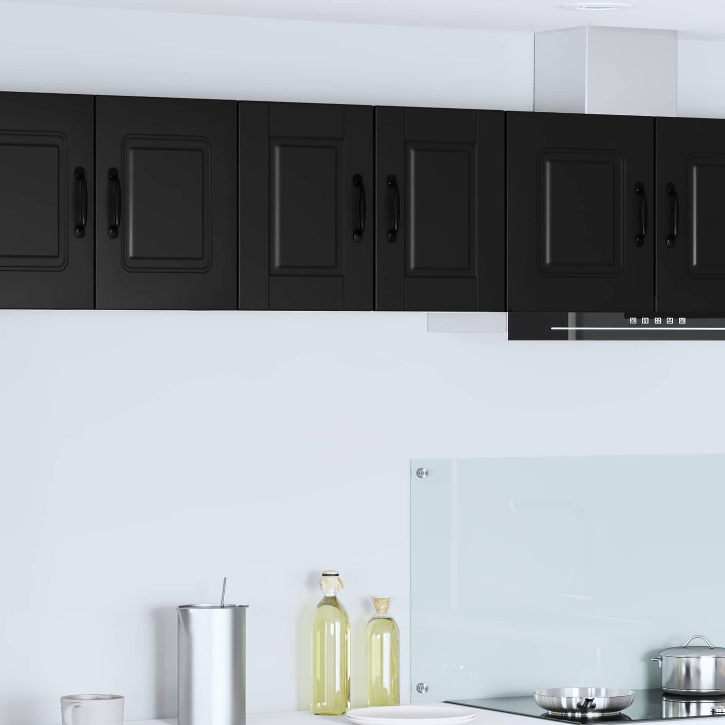 vidaXL Küchenschrank mit Regal Schwarz 30 x 31 x 40 cm Holzwerkstoff