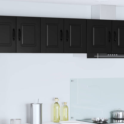 vidaXL Küchenschrank mit Regal Schwarz 30 x 31 x 40 cm Holzwerkstoff