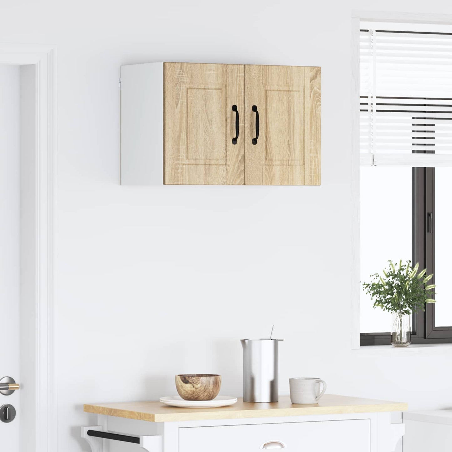 vidaXL Küchenschrank 2 pcs Sonoma-Eiche 30 x 31 x 40 cm Holzwerkstoff