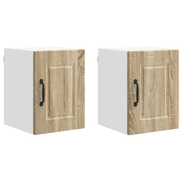 vidaXL Küchenschrank 2 pcs Sonoma-Eiche 30 x 31 x 40 cm Holzwerkstoff