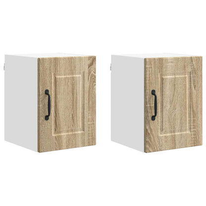 vidaXL Küchenschrank 2 pcs Sonoma-Eiche 30 x 31 x 40 cm Holzwerkstoff