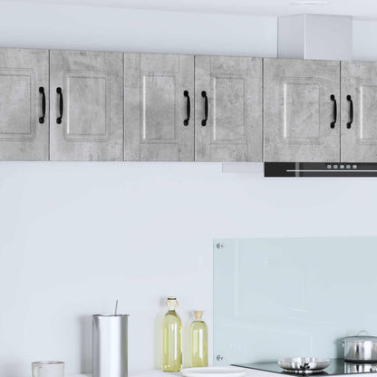 vidaXL Küchenschrank mit Tür Beton Grau 30 x 31 x 40 cm Holzwerkstoff