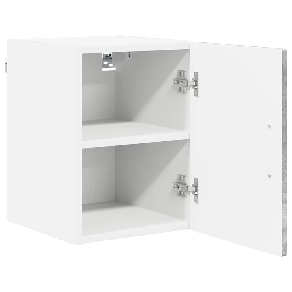 vidaXL Küchenschrank mit Tür Beton Grau 30 x 31 x 40 cm Holzwerkstoff