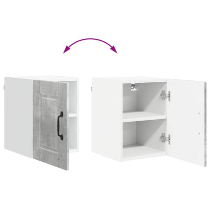 vidaXL Küchenschrank mit Tür Beton Grau 30 x 31 x 40 cm Holzwerkstoff