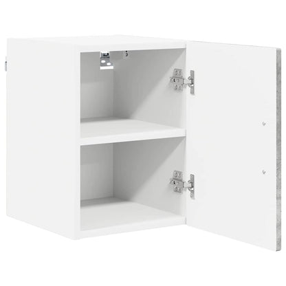 vidaXL Küchenschrank 2 pcs Beton Grau 30 x 31 x 40 cm Holzwerkstoff