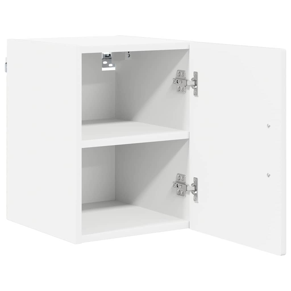 vidaXL Küchenschrank mit Regal 2 pcs Hochglanz Weiß 30 x 31 x 40 cm