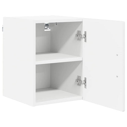 vidaXL Küchenschrank mit Regal 2 pcs Hochglanz Weiß 30 x 31 x 40 cm