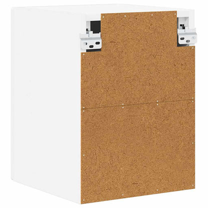 vidaXL Küchenschrank mit Regal 2 pcs Hochglanz Weiß 30 x 31 x 40 cm