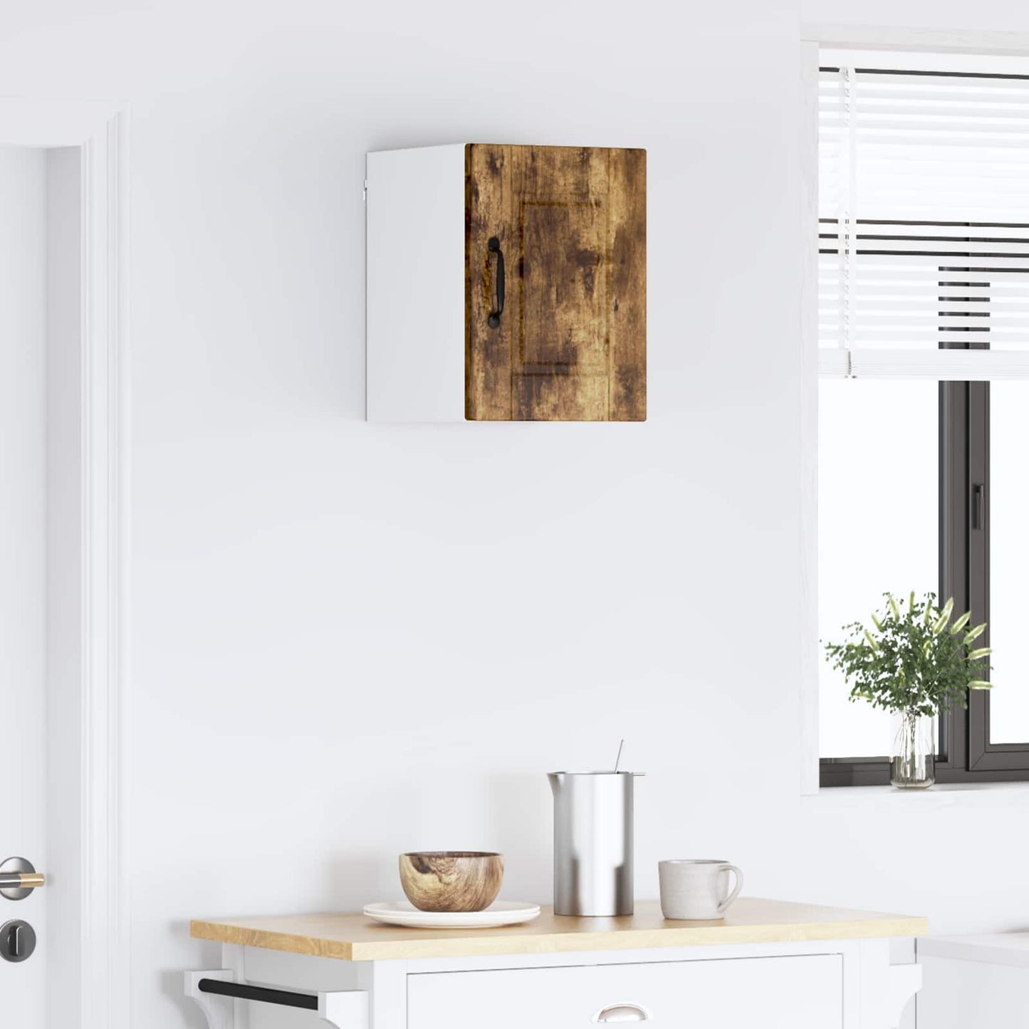 vidaXL Küchenschrank Geräucherte Eiche 30 x 31 x 40 cm Holzwerkstoff