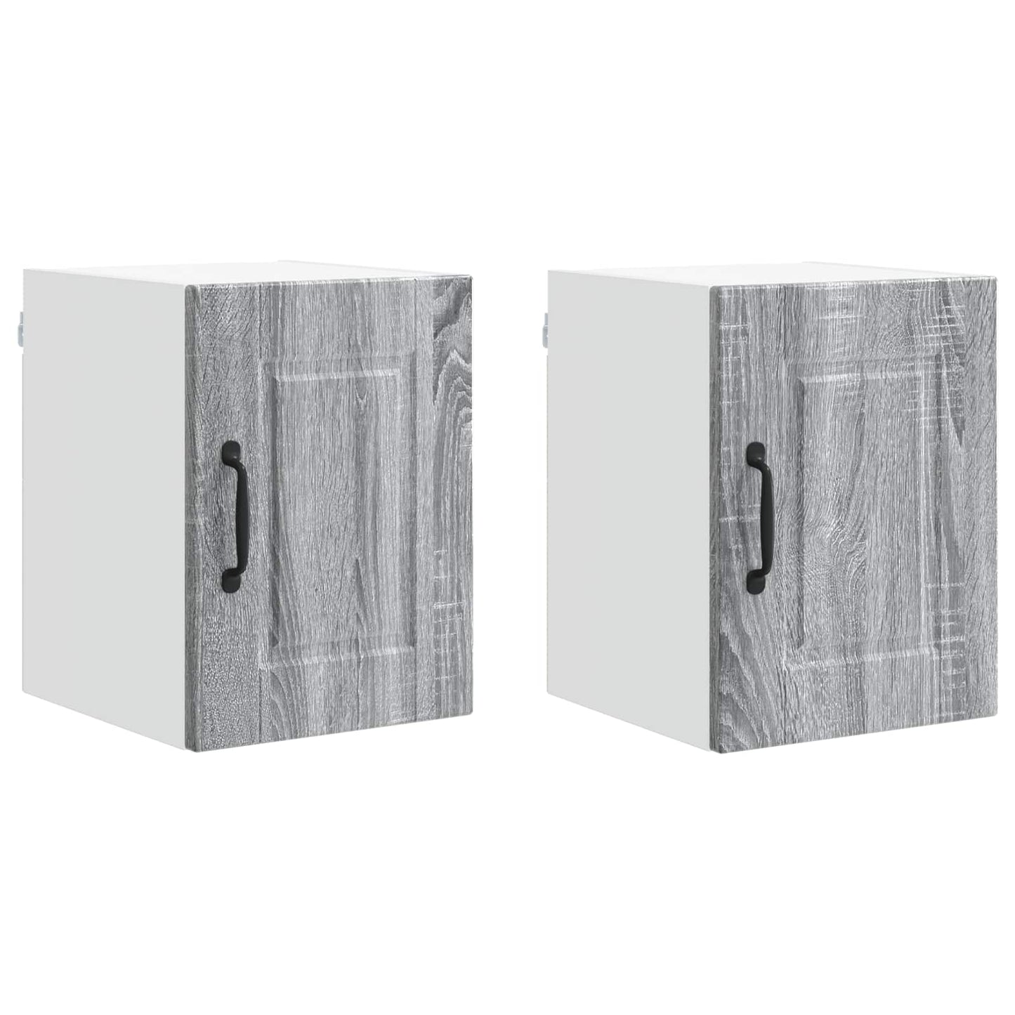 vidaXL Küchenschrank 2 pcs Graues Sonoma 30 x 31 x 40 cm Holzwerkstoff
