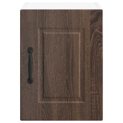 Küchenschrank mit Tür 2 pcs Braun Eichen-Optik 30 x 31 x 40 cm