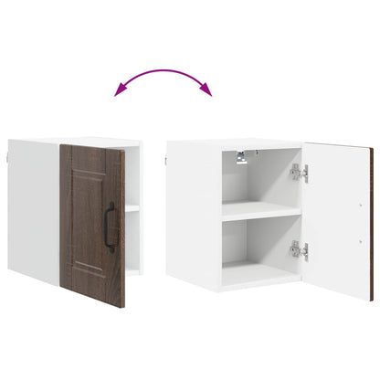 vidaXL Küchenschrank mit Tür 2 pcs Braun Eichen-Optik 30 x 31 x 40 cm