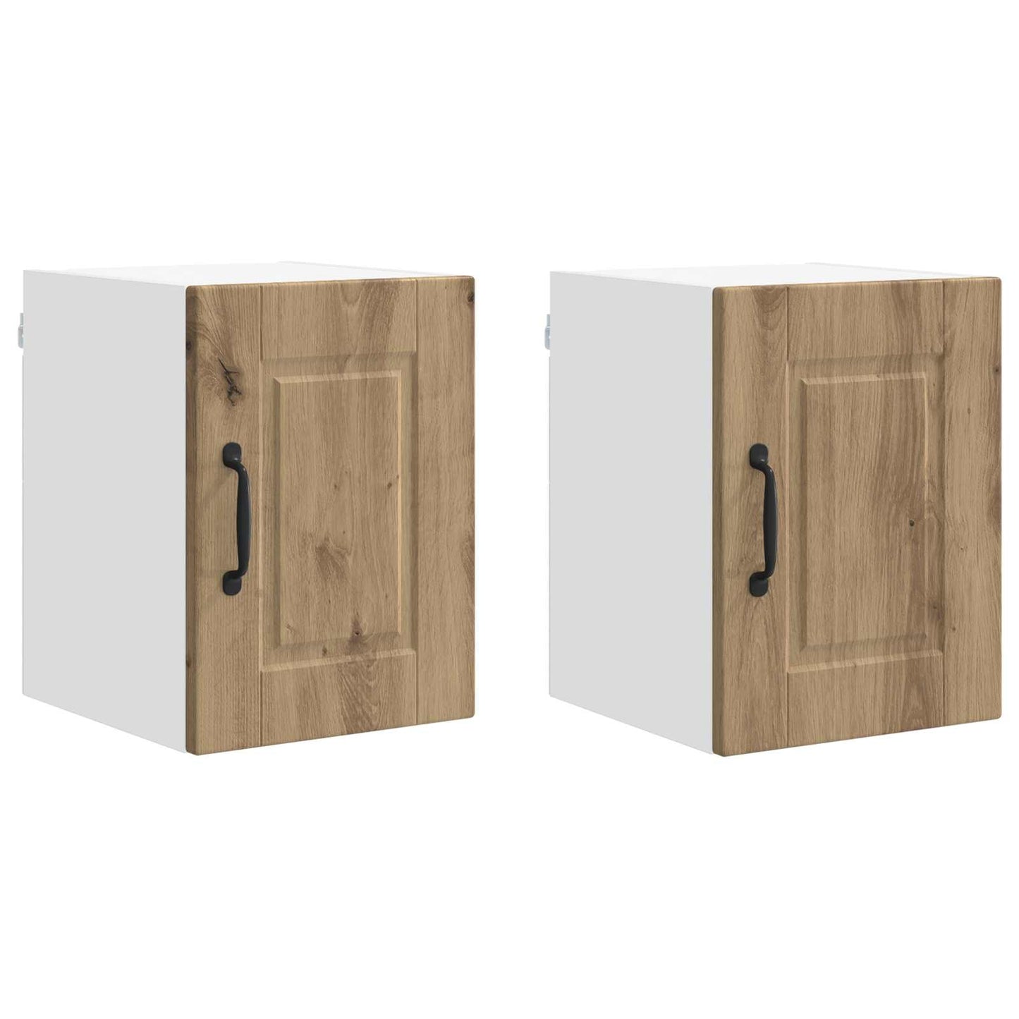 vidaXL Küchenschrank 2 pcs Artisan-Eiche 30 x 31 x 40 cm Holzwerkstoff