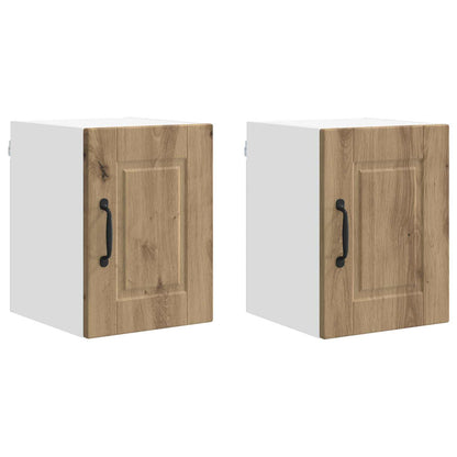 vidaXL Küchenschrank 2 pcs Artisan-Eiche 30 x 31 x 40 cm Holzwerkstoff