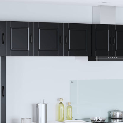 vidaXL Küchenschrank mit Regal Schwarz 40 x 31 x 40 cm Holzwerkstoff