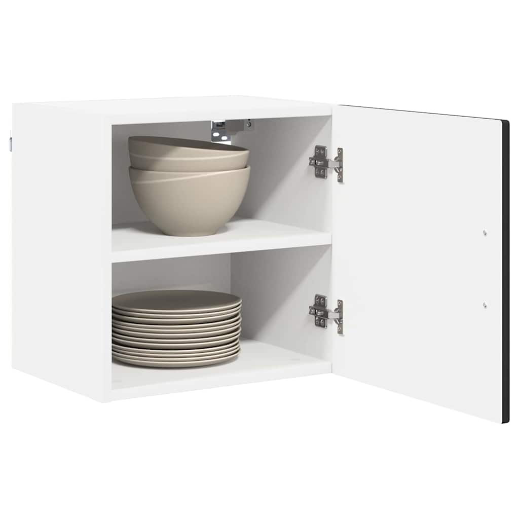 vidaXL Küchenschrank mit Regal Schwarz 40 x 31 x 40 cm Holzwerkstoff