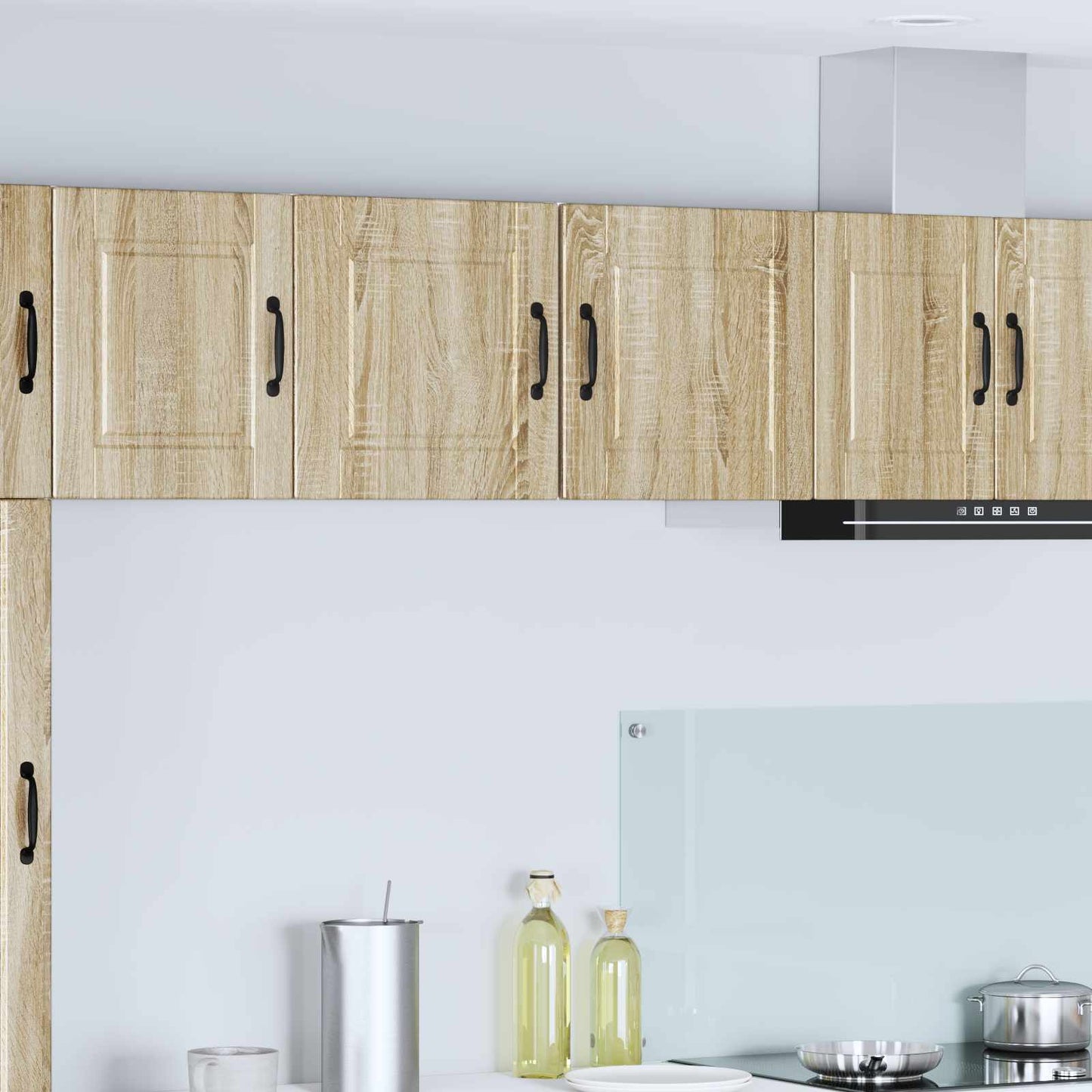 vidaXL Küchenschrank 2 pcs Sonoma-Eiche 40 x 31 x 40 cm Holzwerkstoff
