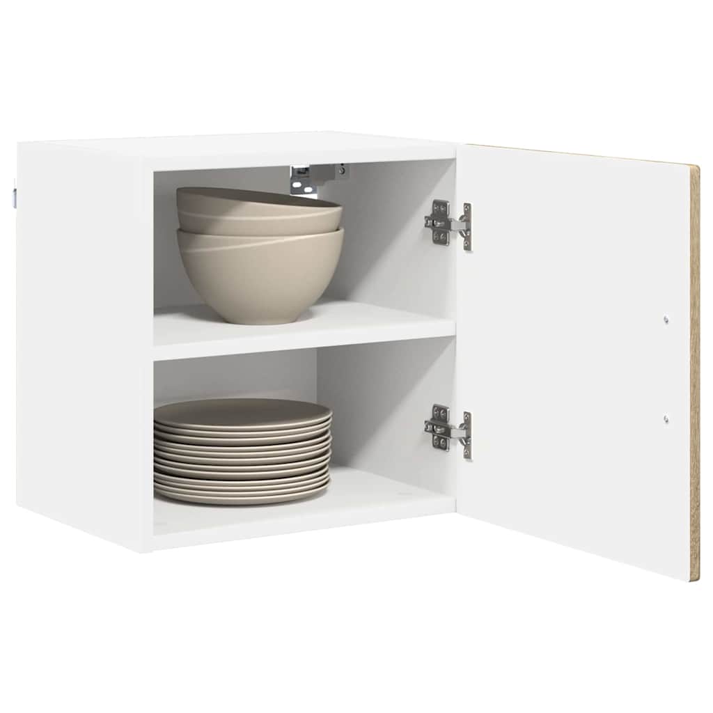 vidaXL Küchenschrank 2 pcs Sonoma-Eiche 40 x 31 x 40 cm Holzwerkstoff