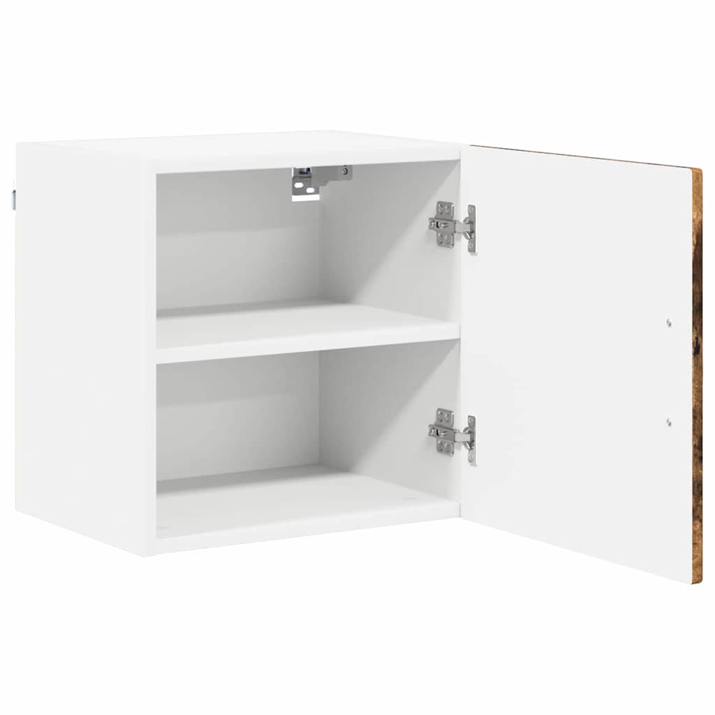 Küchenschrank mit Regal 2 pcs Geräucherte Eiche 40 x 31 x 40 cm