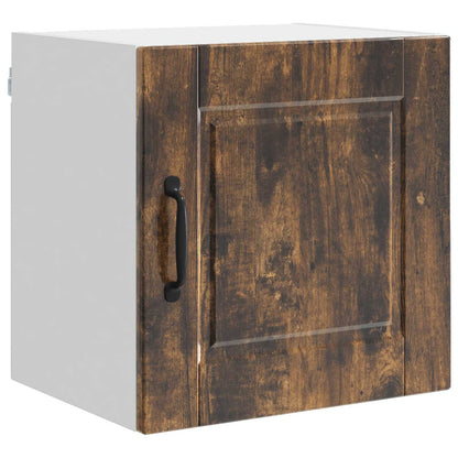 Küchenschrank mit Regal 2 pcs Geräucherte Eiche 40 x 31 x 40 cm