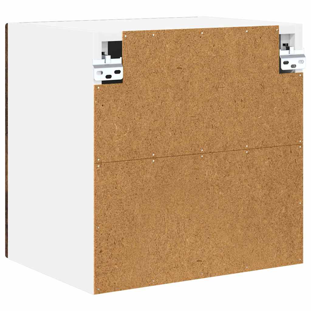 Küchenschrank mit Regal 2 pcs Geräucherte Eiche 40 x 31 x 40 cm