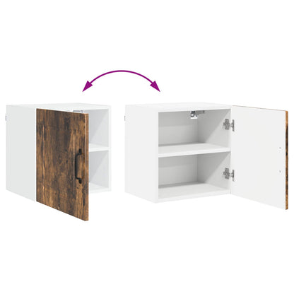 vidaXL Küchenschrank mit Regal 2 pcs Geräucherte Eiche 40 x 31 x 40 cm