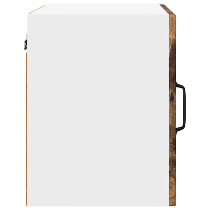 Küchenschrank mit Regal 2 pcs Geräucherte Eiche 40 x 31 x 40 cm