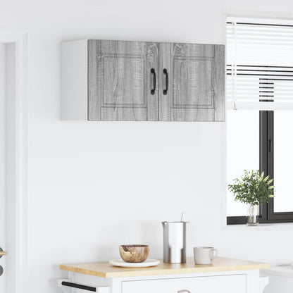 vidaXL Küchenschrank 2 pcs Graues Sonoma 40 x 31 x 40 cm Holzwerkstoff