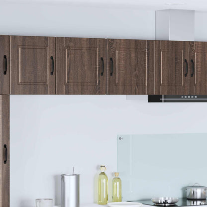 vidaXL Küchenschrank mit Tür 2 pcs Braun Eichen-Optik 40 x 31 x 40 cm