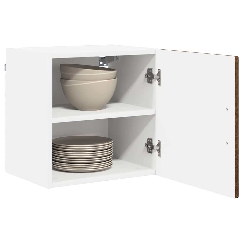 vidaXL Küchenschrank mit Tür 2 pcs Braun Eichen-Optik 40 x 31 x 40 cm
