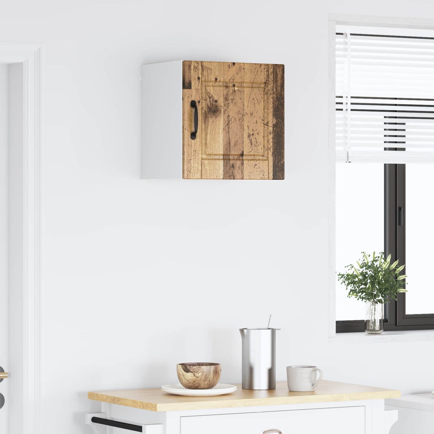 vidaXL Küchenschrank mit Regal Altholz 40 x 31 x 40 cm Holzwerkstoff