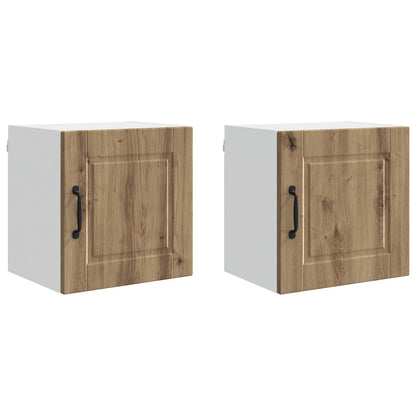 Küchenschrank 2 pcs Artisan-Eiche 40 x 31 x 40 cm Holzwerkstoff