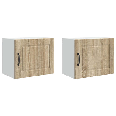 vidaXL Küchenschrank 2 pcs Sonoma-Eiche 50 x 31 x 40 cm Holzwerkstoff