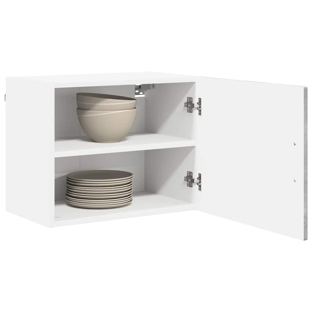 vidaXL Küchenschrank mit Tür Beton Grau 50 x 31 x 40 cm Holzwerkstoff