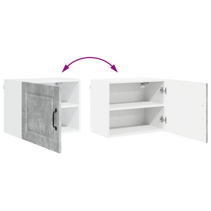 vidaXL Küchenschrank 2 pcs Beton Grau 50 x 31 x 40 cm Holzwerkstoff