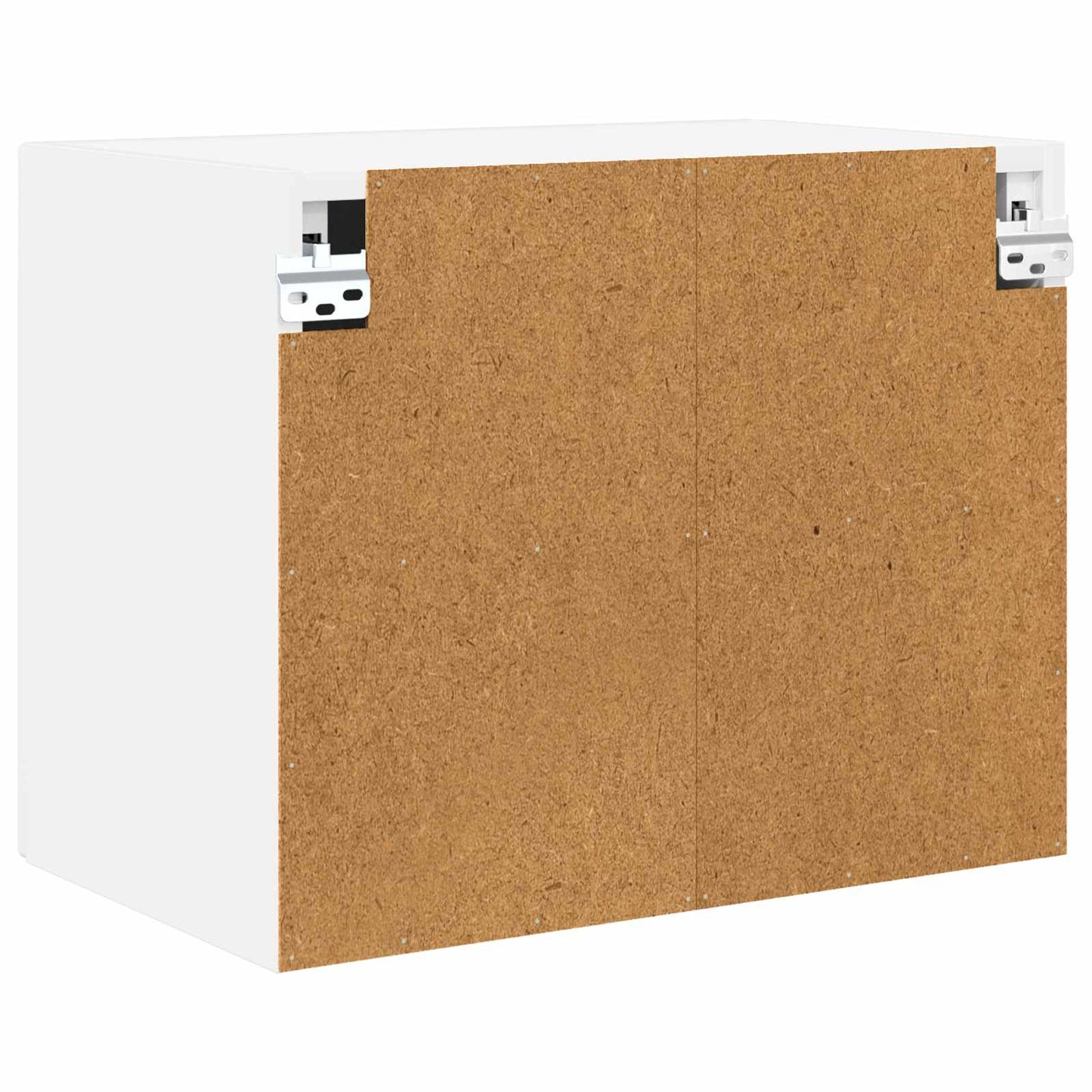 vidaXL Küchenschrank mit Regal 2 pcs Hochglanz Weiß 50 x 31 x 40 cm