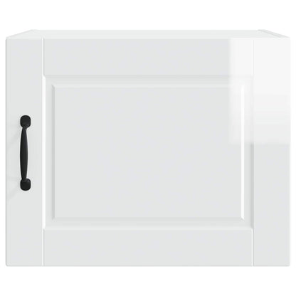 vidaXL Küchenschrank mit Regal 2 pcs Hochglanz Weiß 50 x 31 x 40 cm