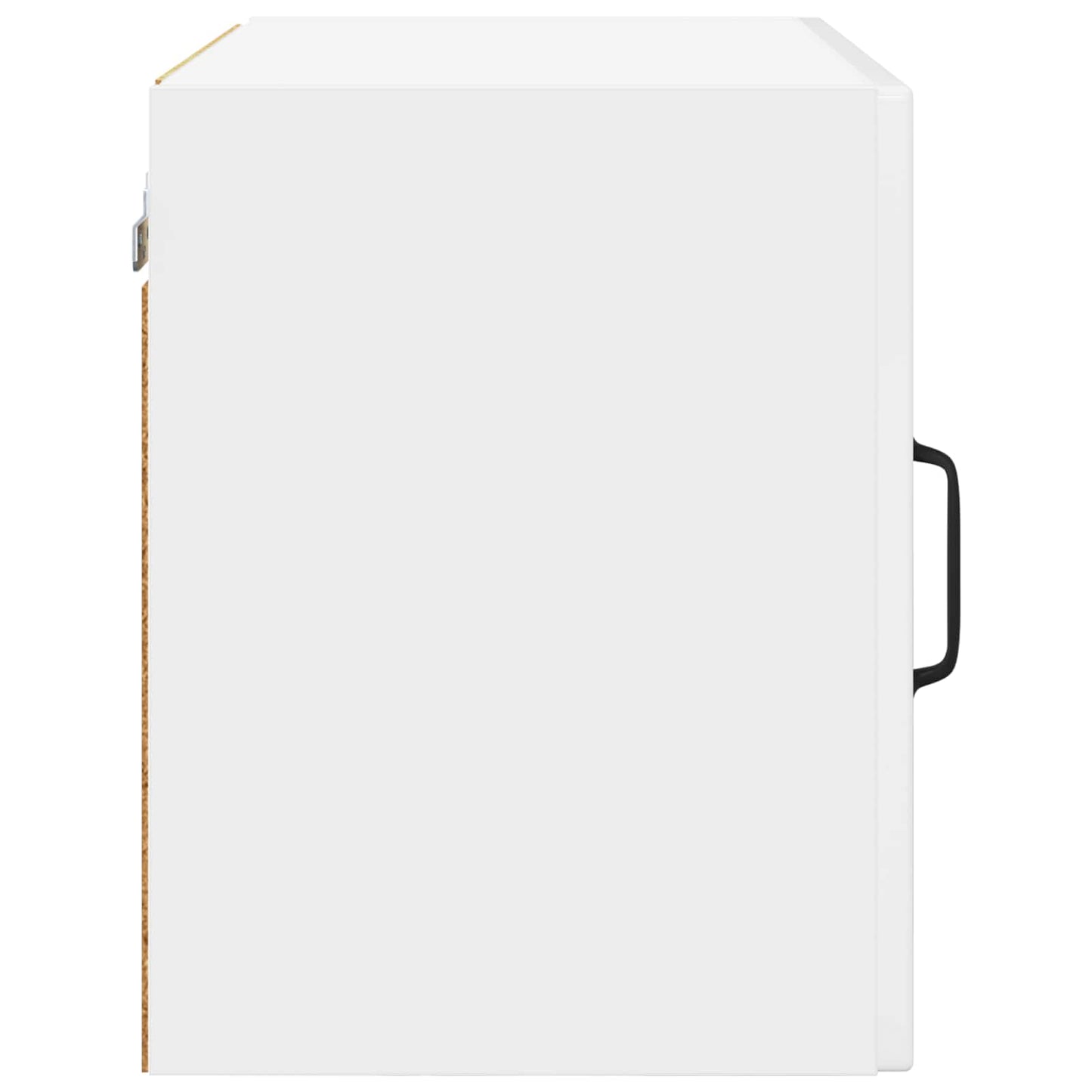 vidaXL Küchenschrank mit Regal 2 pcs Hochglanz Weiß 50 x 31 x 40 cm