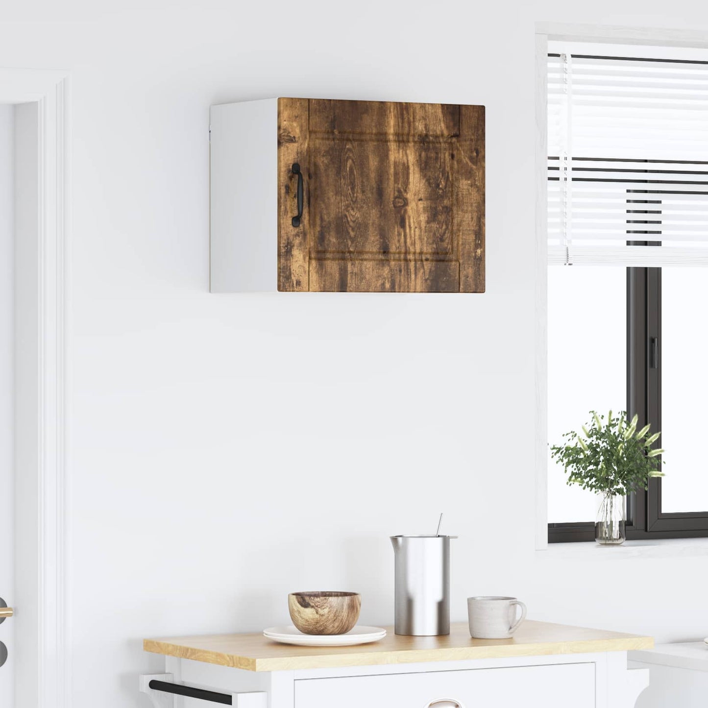 vidaXL Küchenschrank Geräucherte Eiche 50 x 31 x 40 cm Holzwerkstoff