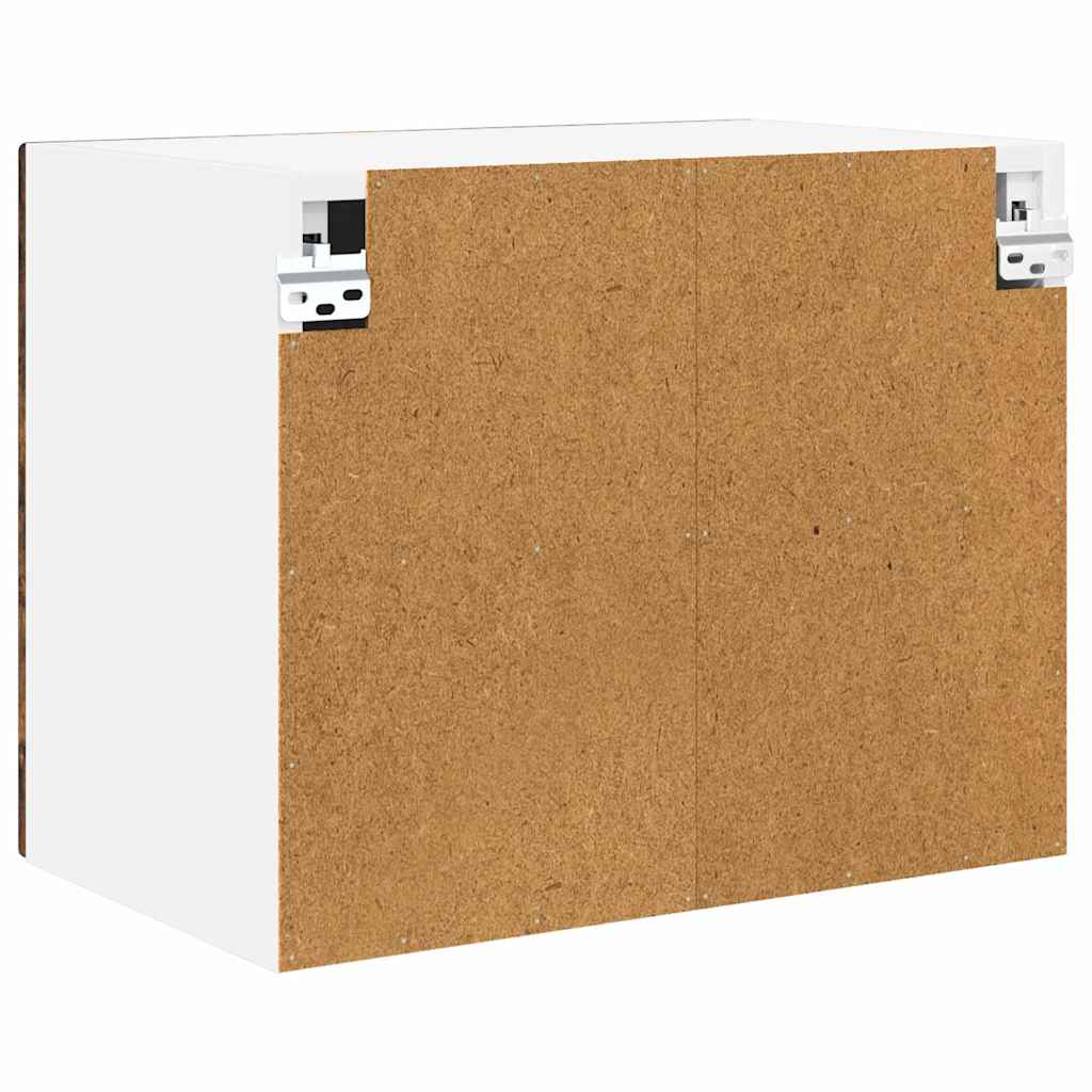 Küchenschrank mit Regal 2 pcs Geräucherte Eiche 50 x 31 x 40 cm