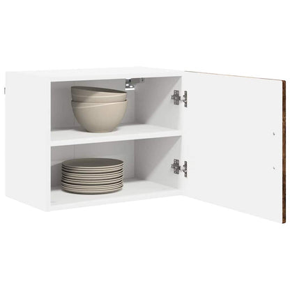 Küchenschrank mit Regal 2 pcs Geräucherte Eiche 50 x 31 x 40 cm