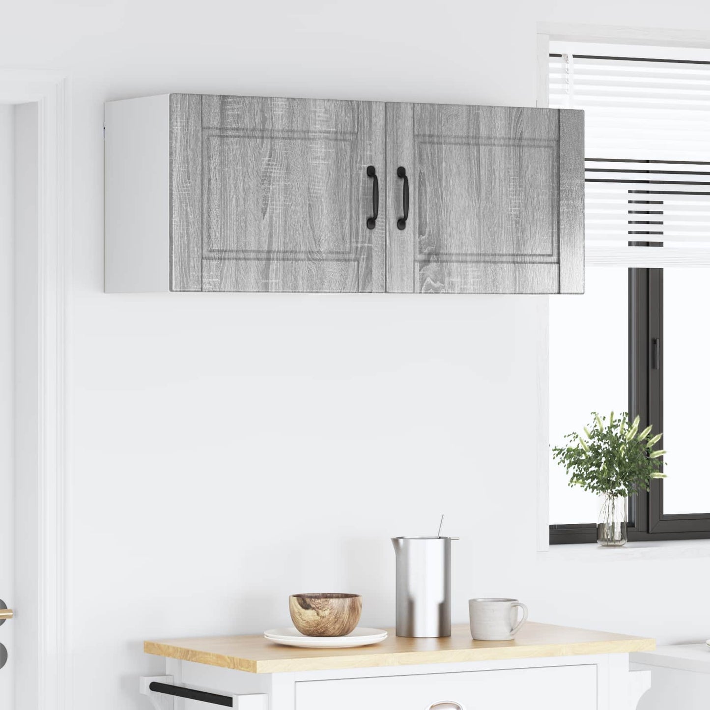 vidaXL Küchenschrank 2 pcs Graues Sonoma 50 x 31 x 40 cm Holzwerkstoff