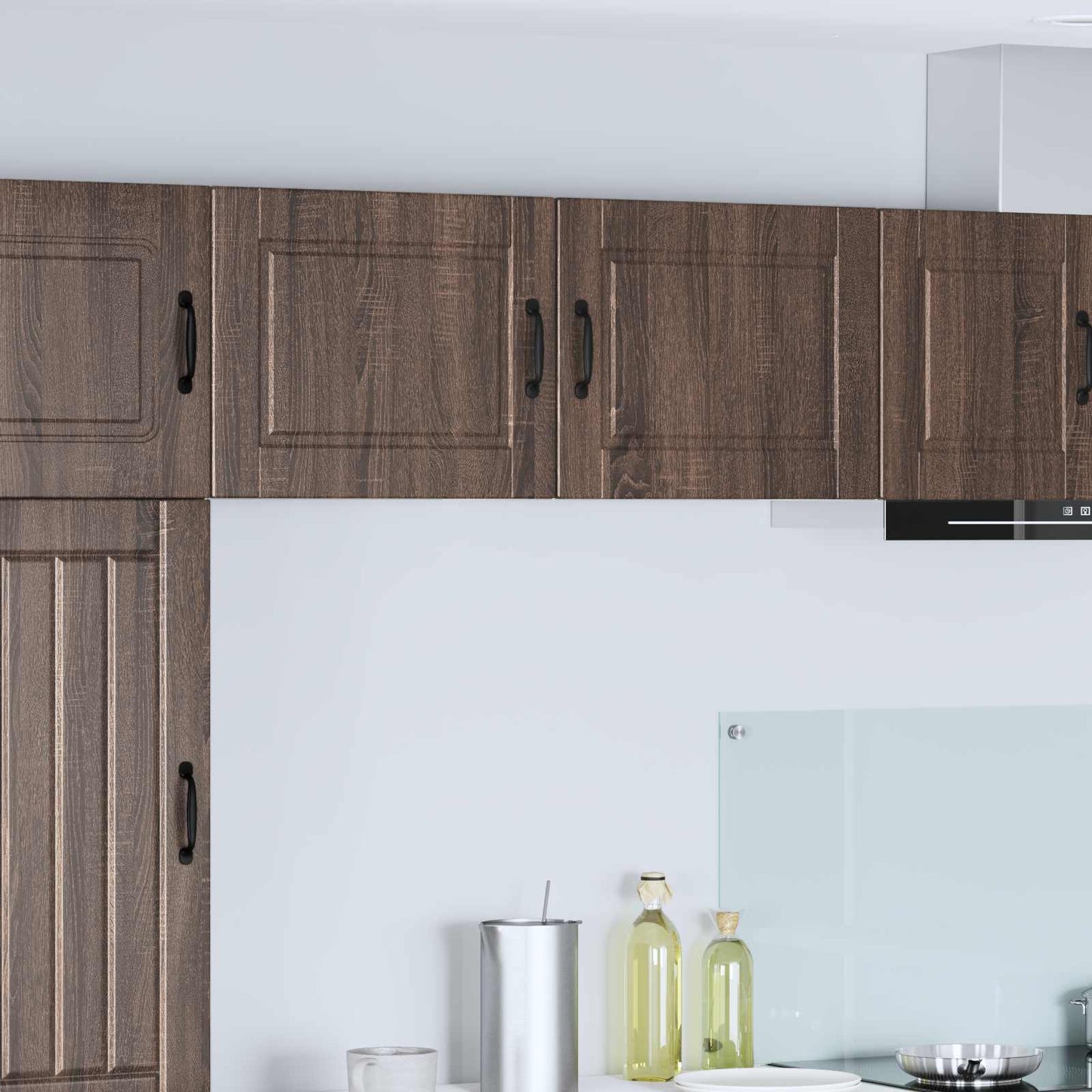 vidaXL Küchenschrank mit Tür 2 pcs Braun Eichen-Optik 50 x 31 x 40 cm
