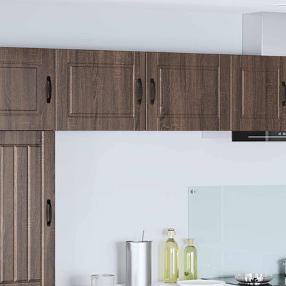 vidaXL Küchenschrank mit Tür 2 pcs Braun Eichen-Optik 50 x 31 x 40 cm