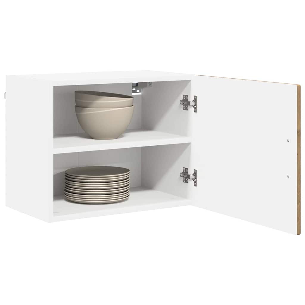 vidaXL Küchenschrank 2 pcs Artisan-Eiche 50 x 31 x 40 cm Holzwerkstoff