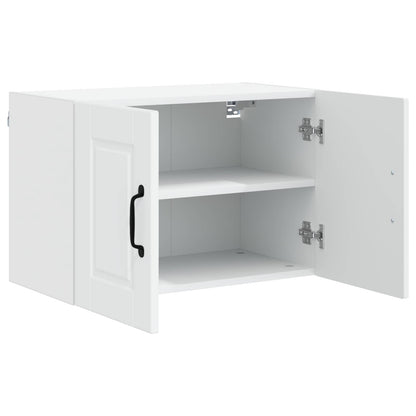 vidaXL Küchenschrank mit Tür 2 pcs Weiß 60 x 31 x 40 cm Holzwerkstoff