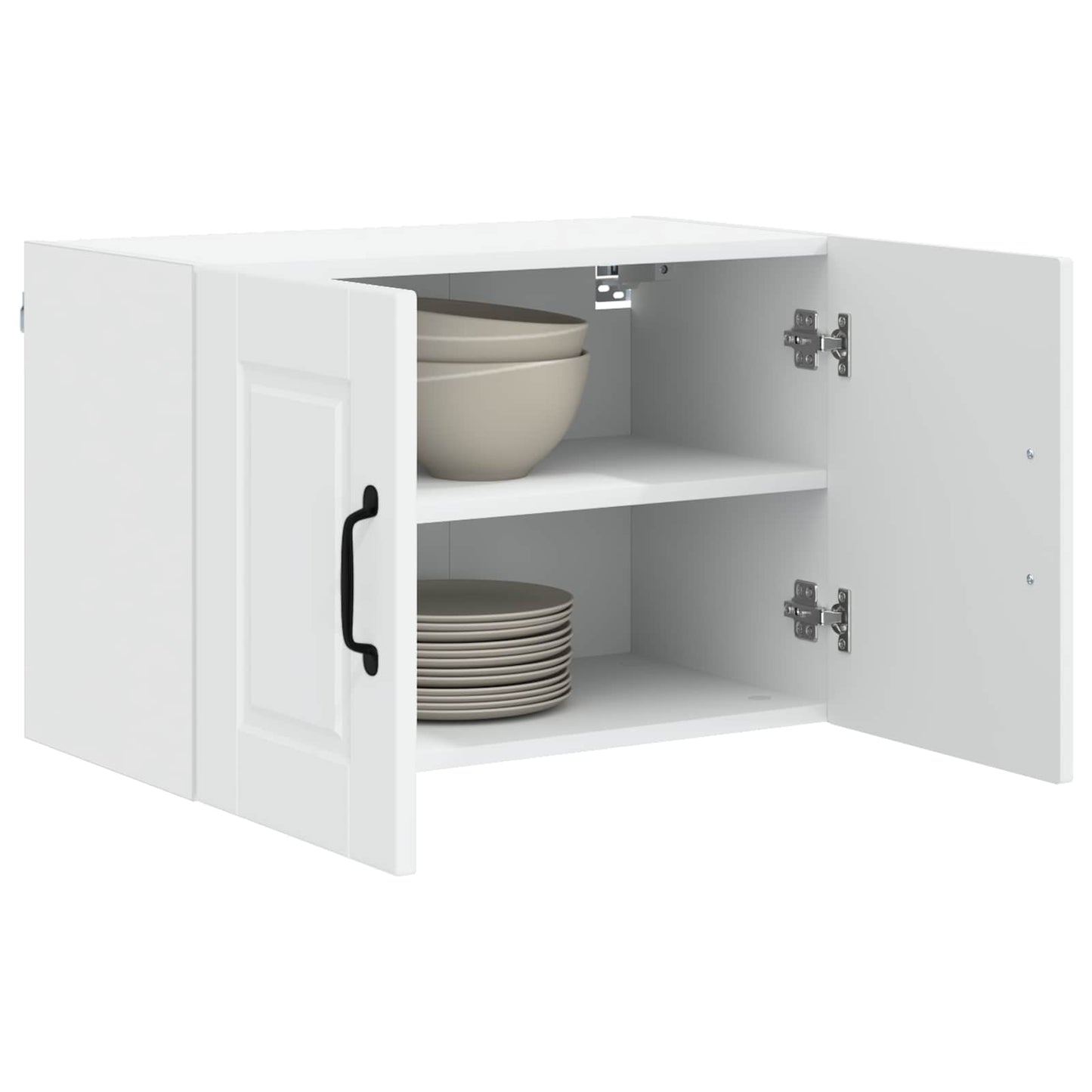 vidaXL Küchenschrank mit Tür 2 pcs Weiß 60 x 31 x 40 cm Holzwerkstoff