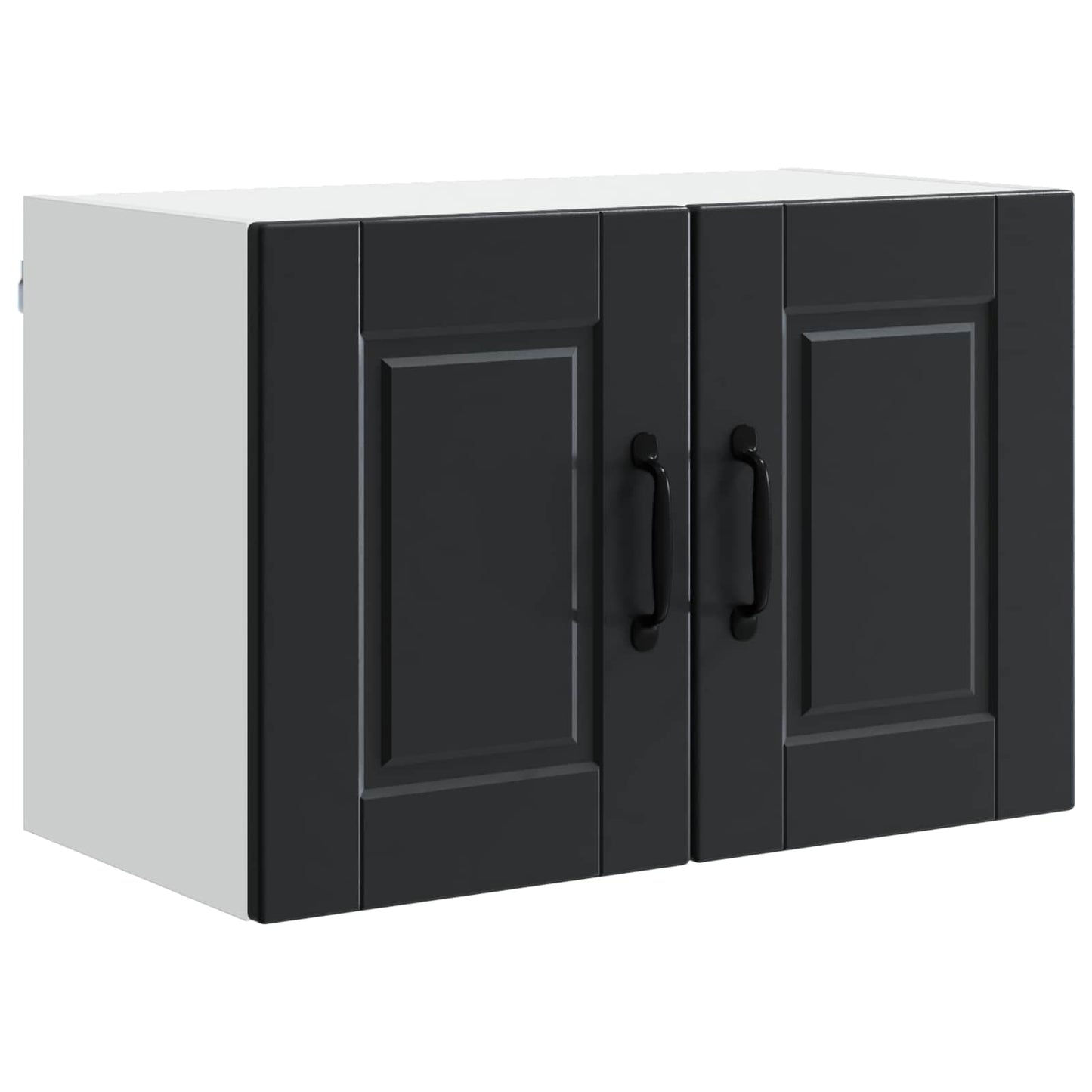 vidaXL Küchenschrank mit Regal Schwarz 60 x 31 x 40 cm Holzwerkstoff