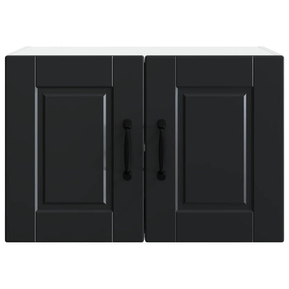 vidaXL Küchenschrank mit Regal Schwarz 60 x 31 x 40 cm Holzwerkstoff